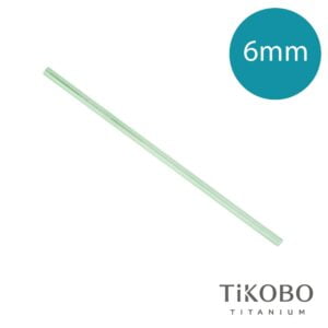 【TiKOBO 鈦工坊】純鈦吸管 - 青瓷綠(6mm)