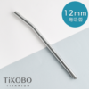 【TiKOBO】專利雙切口 純鈦吸管 鈦吸管 粗吸管 彎吸管 環保吸管 (贈矽膠套&吸管刷)：圖片 4