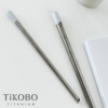 【TiKOBO】專利雙切口 純鈦吸管 鈦吸管 粗吸管 彎吸管 環保吸管 (贈矽膠套&吸管刷)
