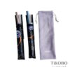 【TiKOBO】餐具絨布袋/收納袋 -藍紫色 (27.5 x 9 cm)：圖片 3