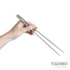 限時特惠~5/14止【TiKOBO】鈦愛媽咪｜雙層純鈦大湯碗 + 純鈦湯勺 + 純鈦料理筷32公分：圖片 10