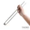 限時特惠~5/14止【TiKOBO】鈦愛媽咪｜雙層純鈦大湯碗 + 純鈦湯勺 + 純鈦料理筷32公分：圖片 9