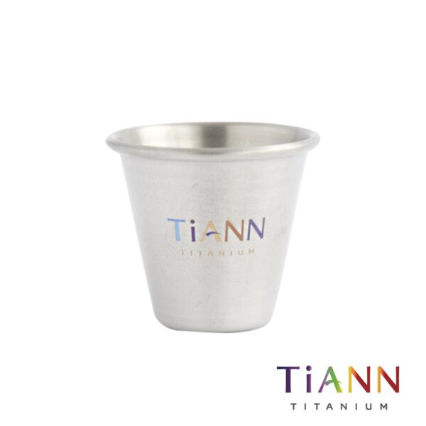 限時特惠~6/17止【TiANN】520 精選｜純鈦一口杯20ml / 迷你鈦杯 2入 (贈絨布收納袋)：圖片 2