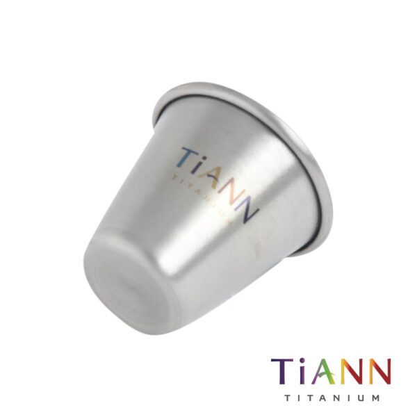 限時特惠~6/17止【TiANN】520 精選｜純鈦一口杯20ml / 迷你鈦杯 2入 (贈絨布收納袋)：圖片 3