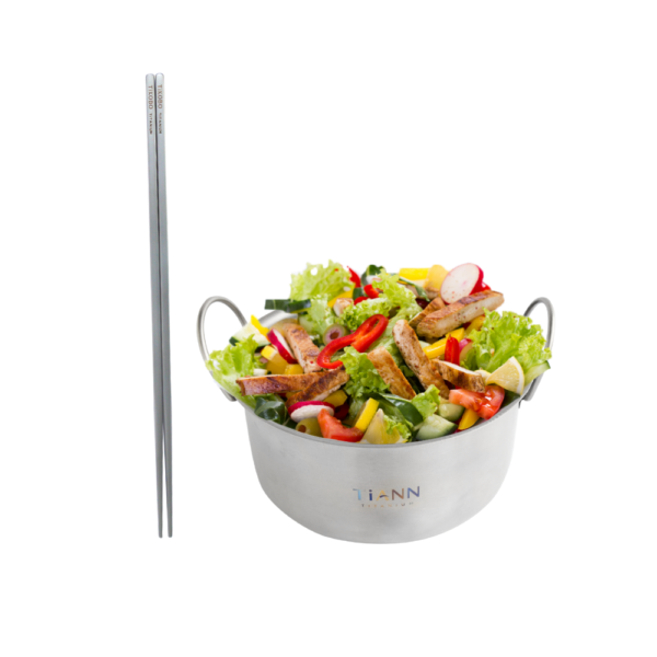 限時特惠~8/21止【TiKOBO & TiANN】盛夏食器｜純鈦小圓鍋1.8L (可折耳) + 料理特長筷 套組：圖片 22