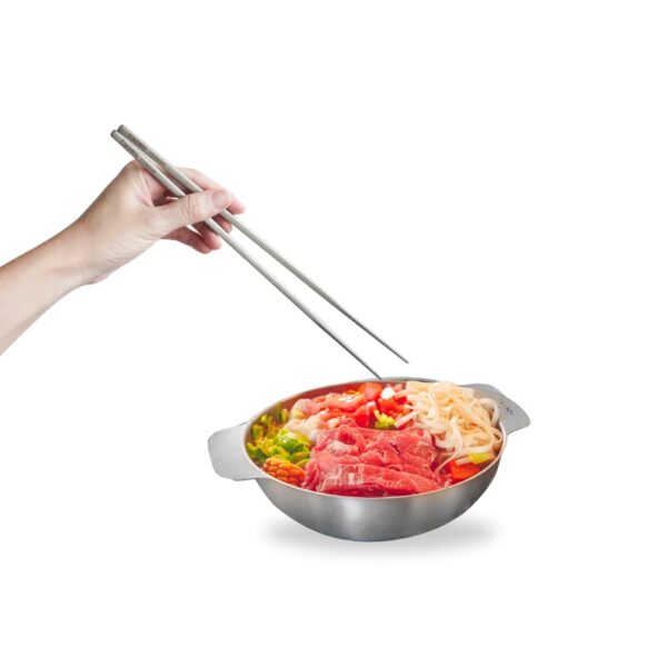 限時特惠~9/25止【TiKOBO】純鈦料理筷32公分+TiANN純鈦蘋果碗｜蘋安食刻：圖片 17
