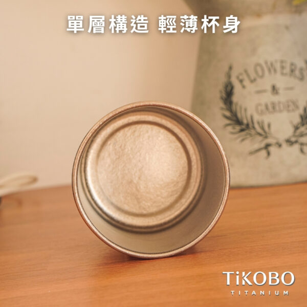 新品 超優惠特推【TiKOBO】買一送一｜純鈦露營杯 中 490ml 單層杯身有可收放手把 (附純鈦杯蓋)：圖片 10